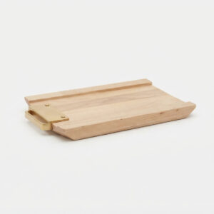 Tagliere in legno con lama per cioccolato